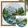 (Multi Style)Spring-Partial Embroidery 2 Strands 14CT Stamped Cross Stitch-33*33CM