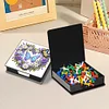 Heart Butterfly Diamond Painting Memo Pad Holder Mosaic Kit for DIY Art Craft