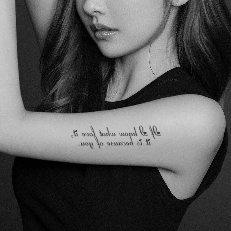 Water Transfer Tattoo Heart-shaped Lifeline Tattoo Body Art Waterproof Temporary Fake Flash Tattoo for Man Woman Kid 10.5*6cm