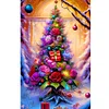Diamond Painting-DIY Full Round Drill Christmas Tree(60*40 CM)