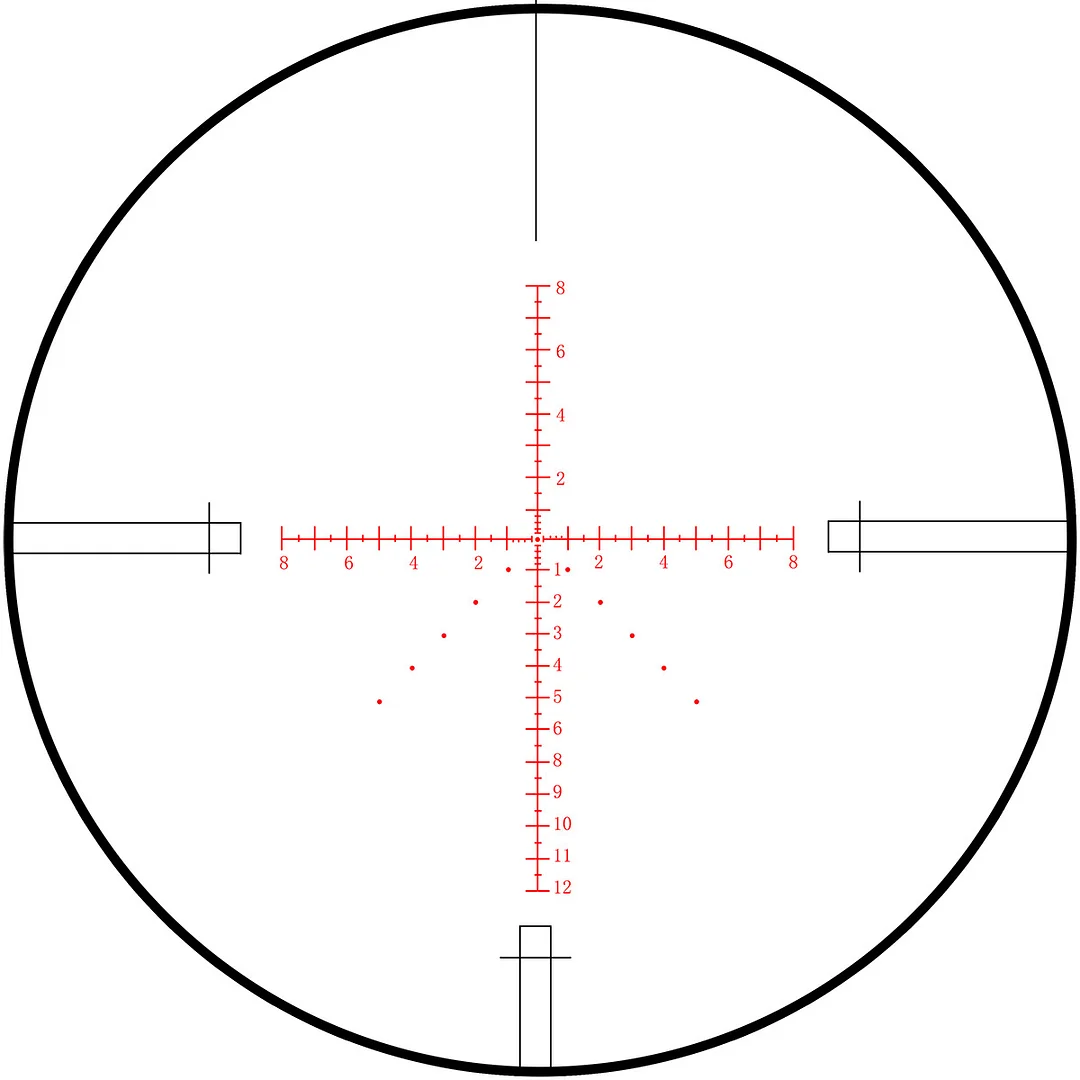 ohhunt® LR FFP 1.5-12X28 IR Scope,Glass Etched Reticle,Red Illumination,Turrets Lock Reset