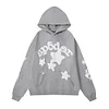 Unisex Young Thug Spider 555 Stars Letter Printed Thicken Hoodie 
