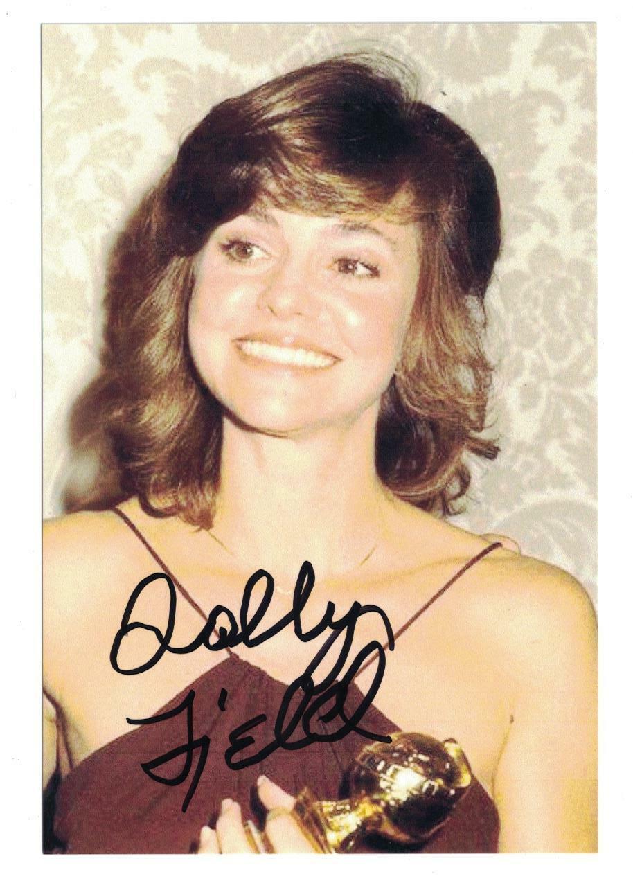 Sally Field Signed Autographed 4 x 6 Photo Poster painting Actress A