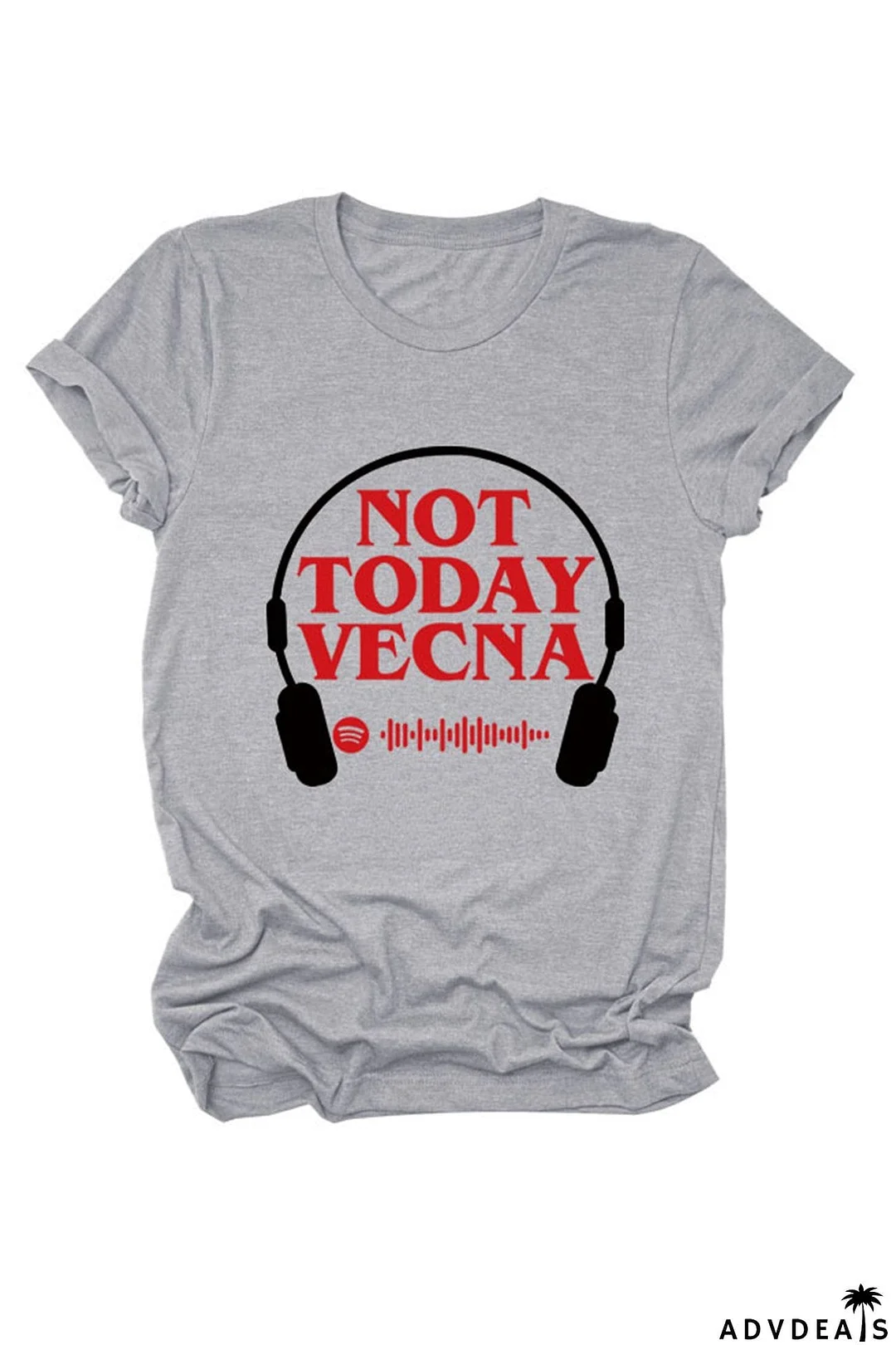 Not Today Vecna Printed T-shirt