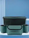 Car Seat Middle Storage Bag Large Capacity Auto Center Console Tissue Organizer