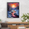 Diamond Painting-DIY Full Round Drill Snow Scenery