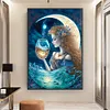 uk.everydayedeals (Limited Stock)Cross Stitch - 11ct Stamped - Fille De La Lune (50*75cm)
