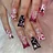 Summer Nails Inspo 2025 – 24pcs European Rhinestone Design Press on Nails French Duckbill shaped Fake Nails Full Cover Wearable Women False Nail Patch | Elinlin