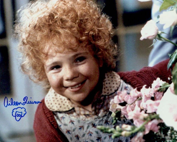 Aileen Quinn (Annie) in-person signed 8x10 Photo Poster painting