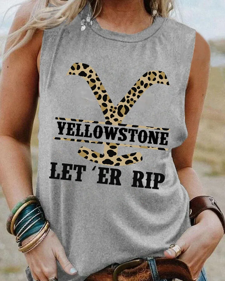 Let'er Rip Yellowstone Tank Top