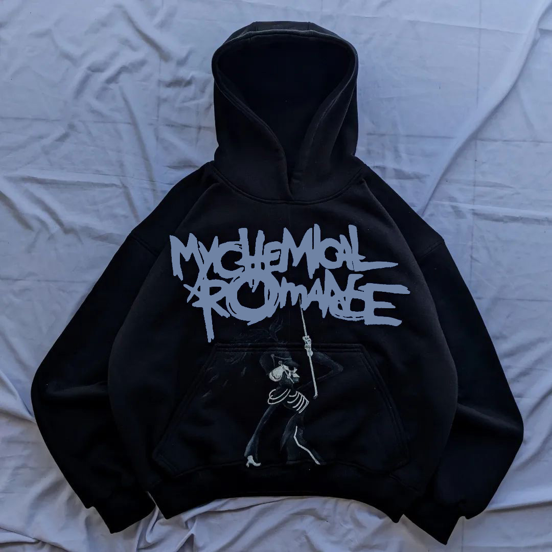 We'll Carry On Print Long Sleeve Hoodies