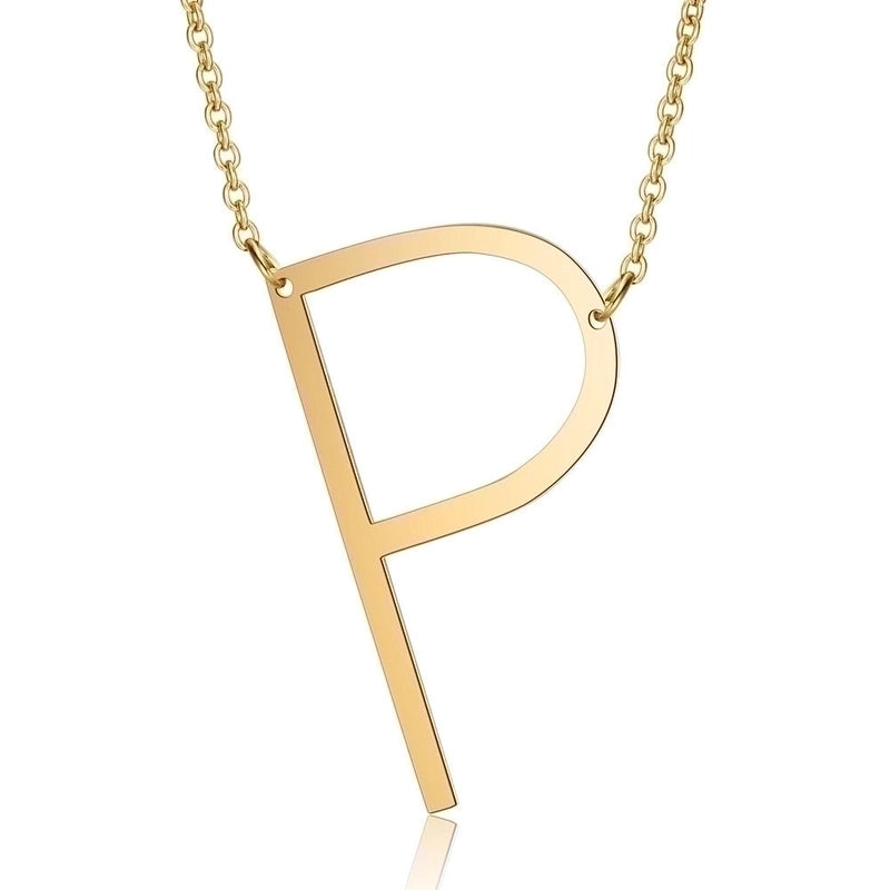 Stainless Steel Fashion Polishing Letter Necklace