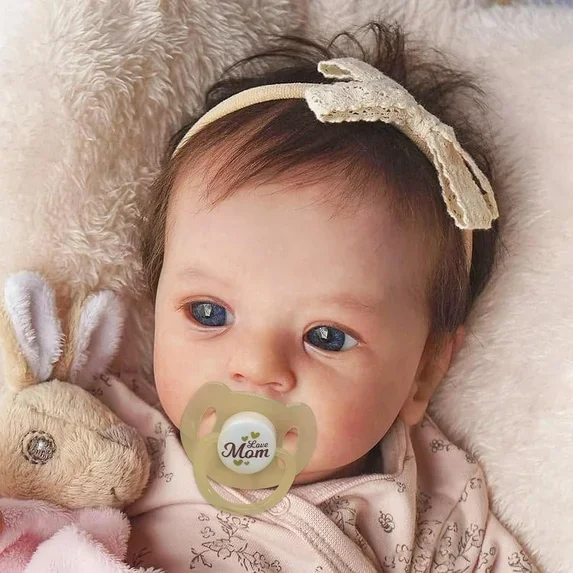 Rsgdolls RSG Reborn Baby Dolls Girl 17 Inches Realistic Baby Doll Cute Real Life Baby Dolls with Feeding Accessories for Kids Age 3+：Realistic Reborn Baby Dolls By Rsgdolls®
