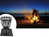outdoor fireplace barbecue grill fire pit for camping black color
