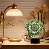 (US Local)DIY 5D Diamond Painting Acrylic Mandala  Night Light Lamp Home Decoration Ornament Gift Kit