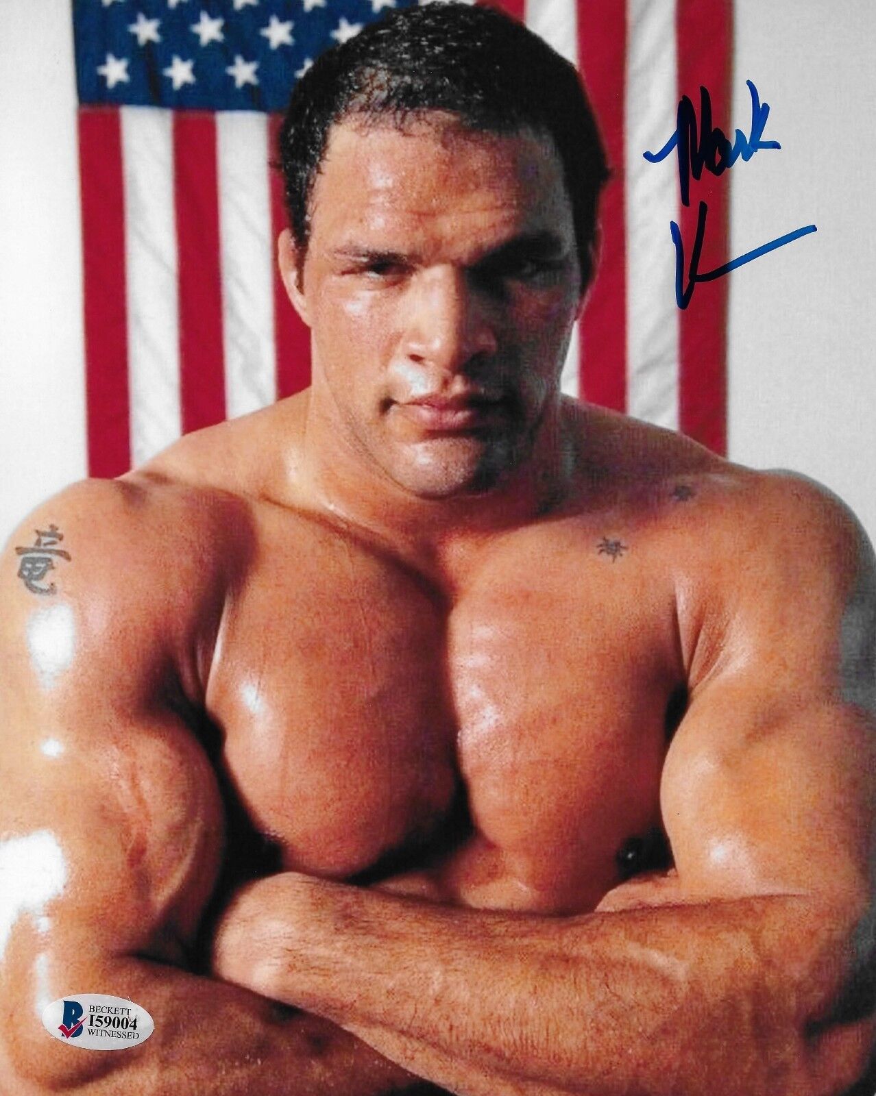 Mark Kerr Signed 8x10 Photo Poster painting BAS Beckett COA UFC 14 15 Pride Picture Autograph 9