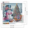 Diamond Painting - Full Round Drill - Snowman(Canvas|40*40cm)
