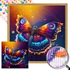 Diamond Painting-Round AB Drill Butterfly(35*35CM)