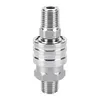 2Pcs 1/4 High Pressure Washer Quick Connector External Thread Pipe Hose Adapter