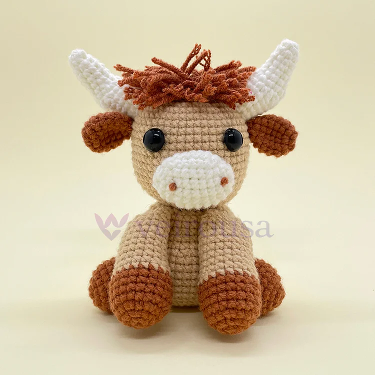 Cute Highland Cow - Crochet Kit veirousa