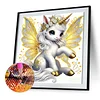 Gold Unicorn - Crystal Rhinestone Diamond Painting