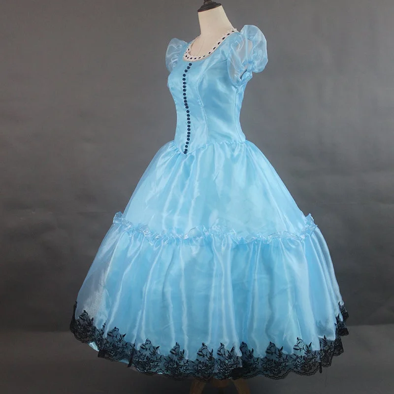 Tim Burtons Alice In Wonderland Alice Blue Dress Costume