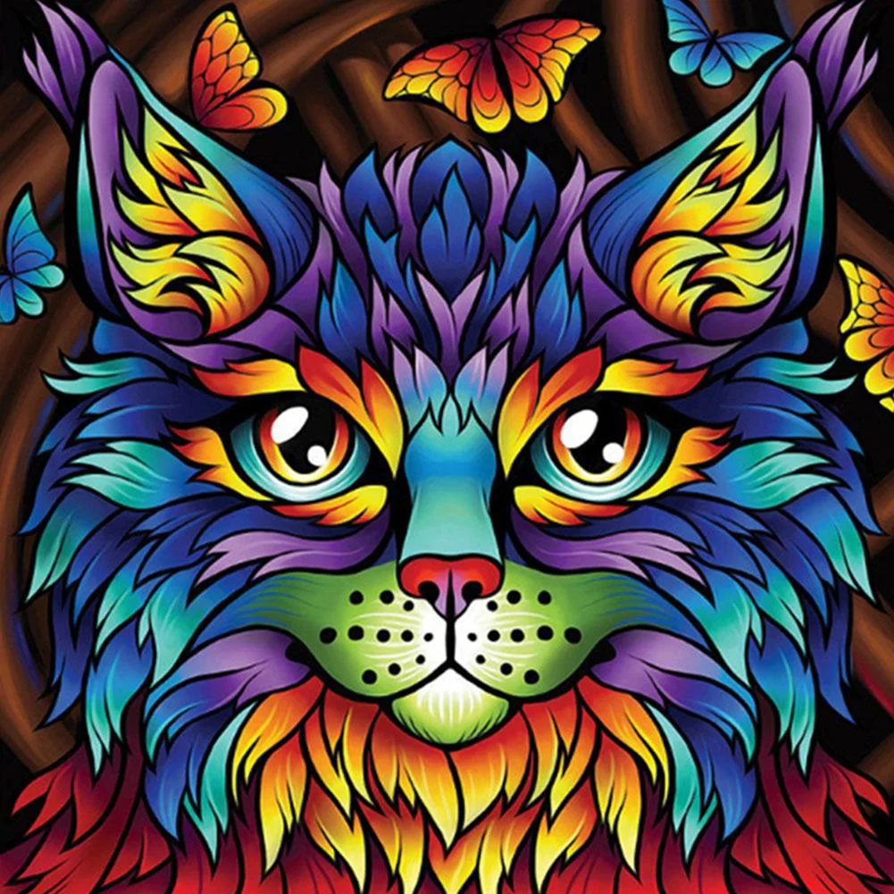 Full Round Diamond Painting - Cat(30*30cm)