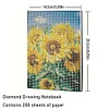 DIY Sunflower Diamond Art Painting Notebook