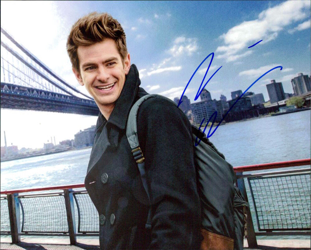 Andrew Garfield (Spiderman) signed authentic 8x10 Photo Poster painting COA