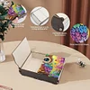 (US Local)Diamond Painting Storage Box DIY 5D Diamond Painting Jewelry Box (Owl A)