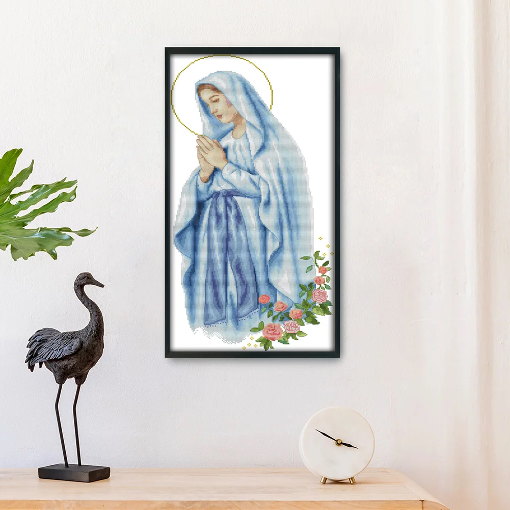 14ct Stamped Cross Stitch - Virgin Mary(57*31cm)