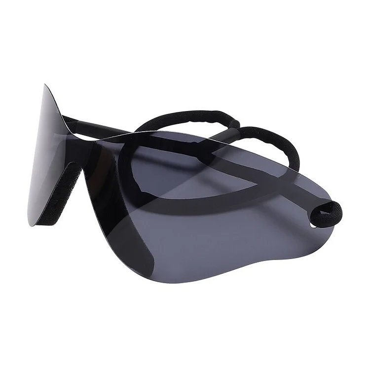 Y2K Men's One Pieces Rimless Sunglasses at Hiphopee