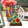 (US Local)Special Shape Flowers Butterfly Diamond Painting Spinning Calendar for Beginners