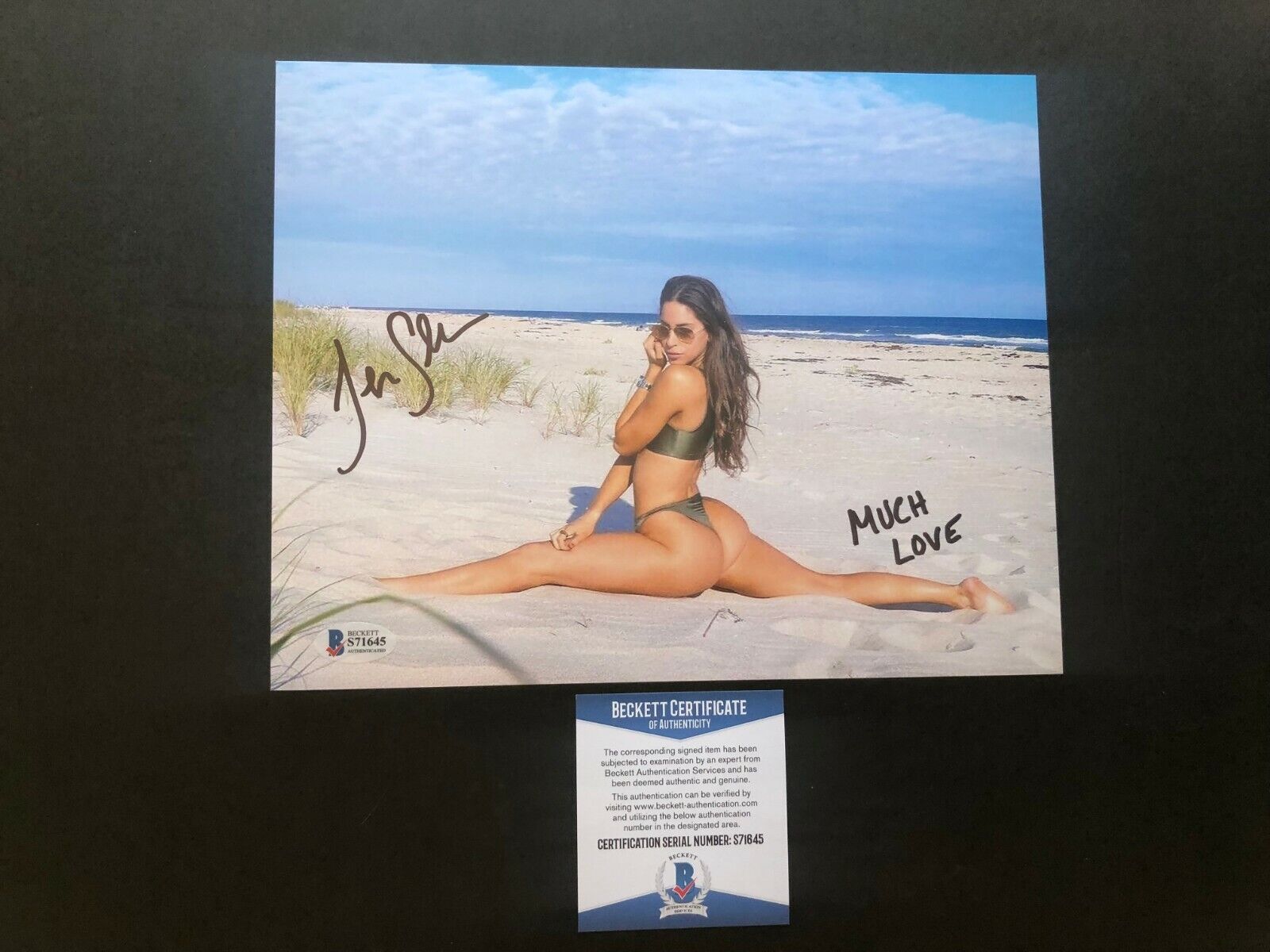 Jen Selter Hot! signed autographed sexy butt 8x10 Photo Poster painting Beckett BAS coa