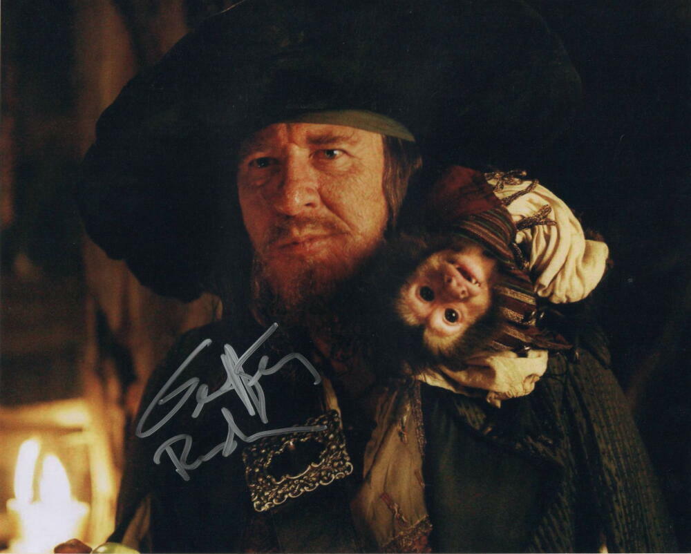 GEOFFREY RUSH SIGNED AUTOGRAPH 8X10 Photo Poster painting - SHAKESPEARE IN LOVE, KING'S SPEECH