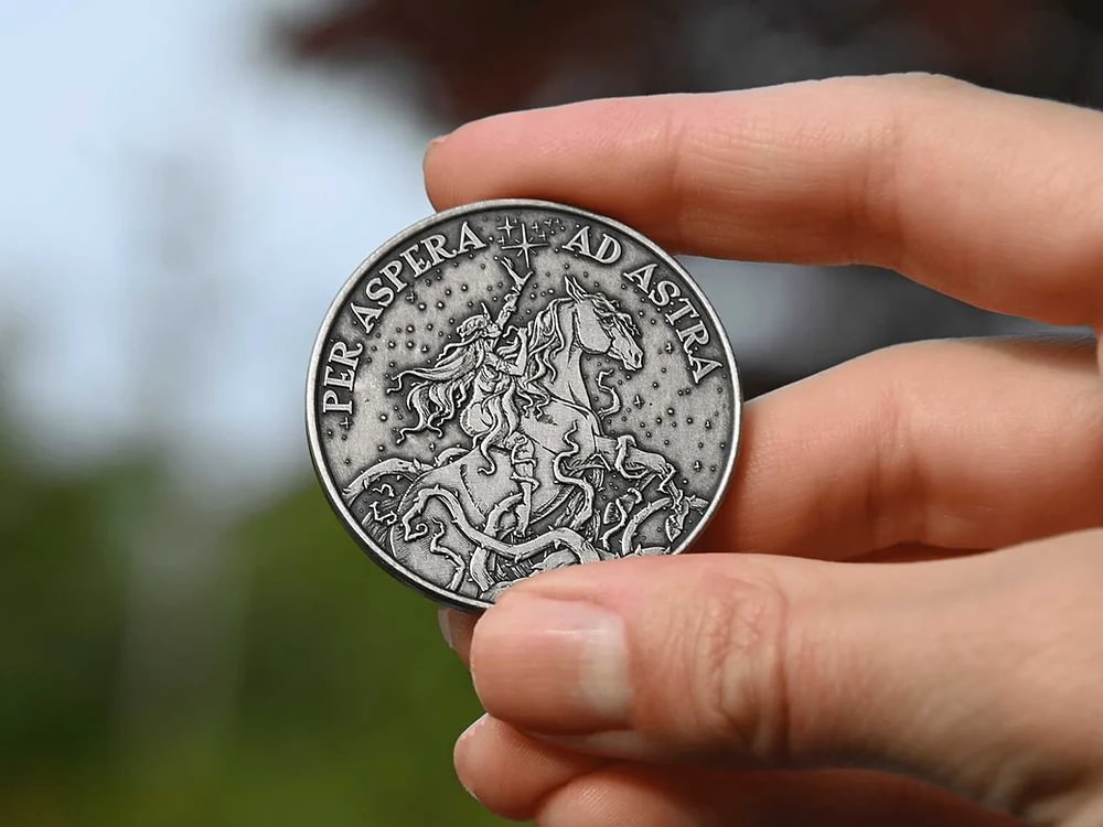 Per Aspera Ad Astra Coin