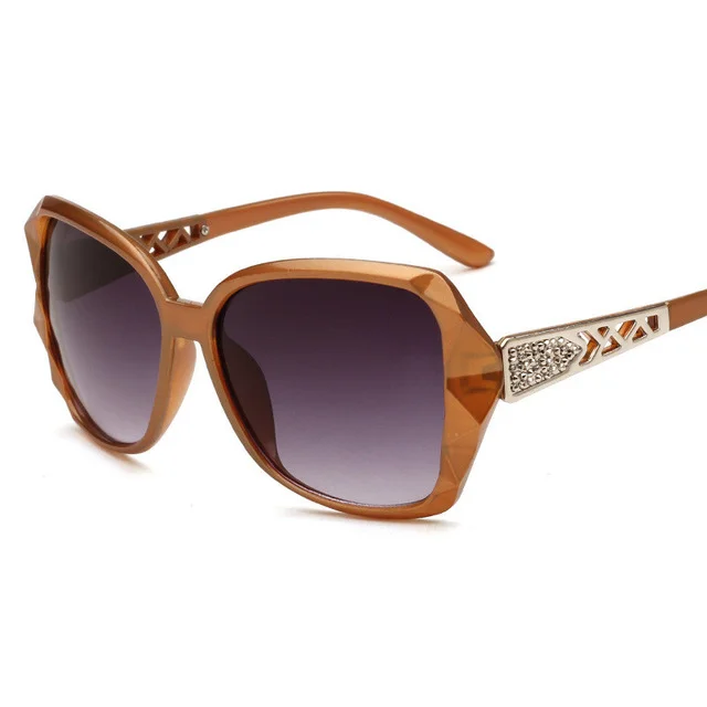 Square Sunglasses Women Luxury Brand Big Purple Sun Glasses Female Mirror Shades Ladies Oculos De Sol Feminino