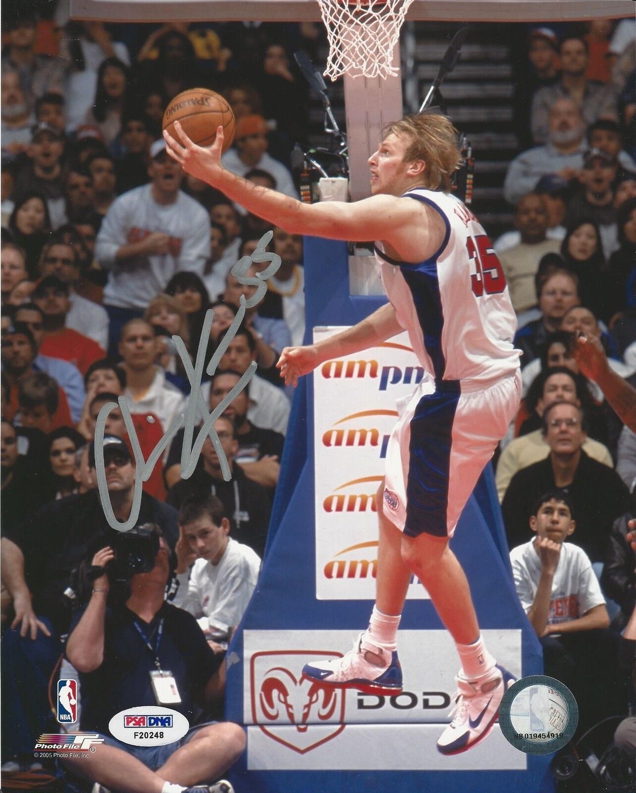 Chris Kaman signed 8x10 Photo Poster painting PSA/DNA #F20248