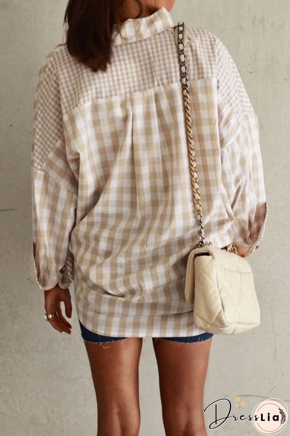 One Split Wonder Plaid Button Shirt