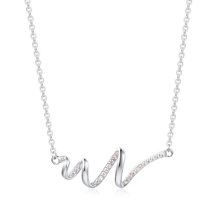 For Mother - The Highs And Lows of Life to Remind You That You Did an Amazing Job in It All Wave Necklace