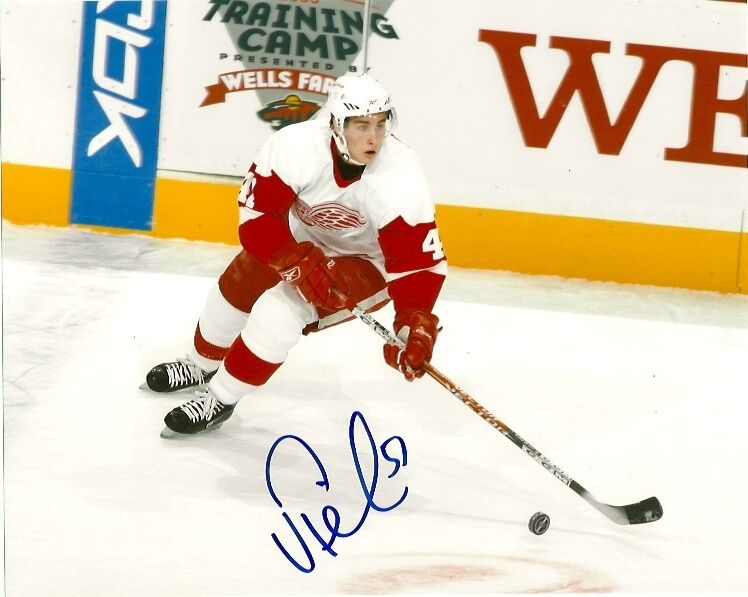 Detroit Red Wings Valterri Filppula Signed Autographed 8x10 COA