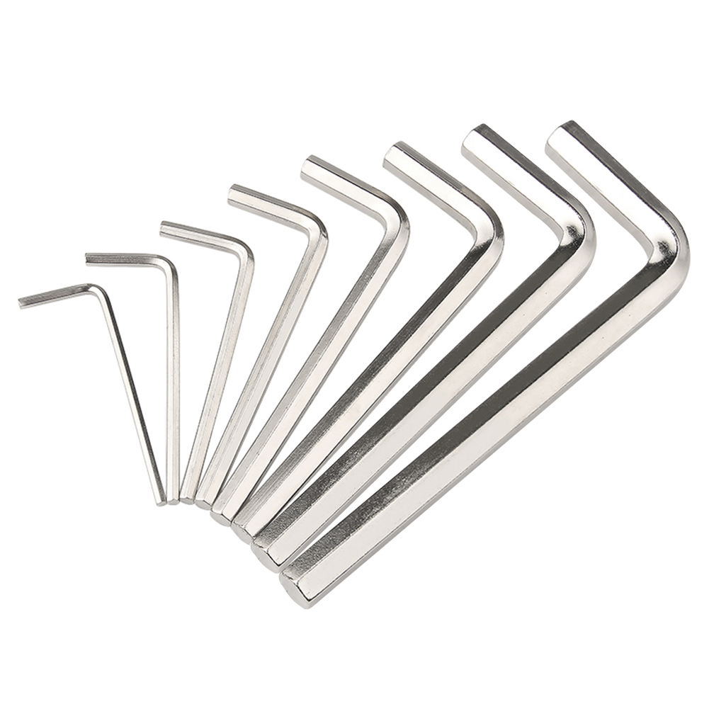 

8pcs Double End L Shape Screwdriver Hex Wrench Flat Head Spanner Hand Tool, 501 Original