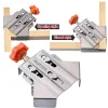 2PCS Stainless Steel Corner Clamps High Hardness Right Angle Clamps for Metal Pipes, Steel Rods, Wood, Glass