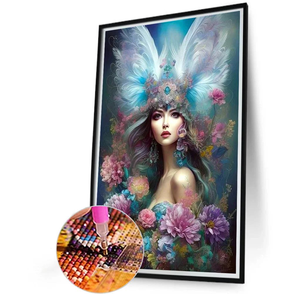 Partial AB Diamond Painting - Full Round Drill - Fairy(Canvas|45*65cm)