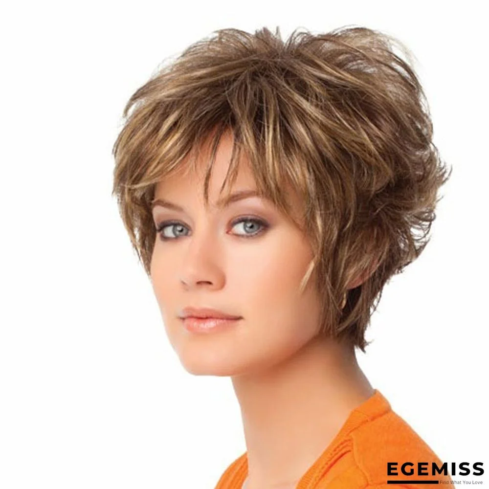 Fashion Short Curly Hair Chemical Fiber Headgear | EGEMISS