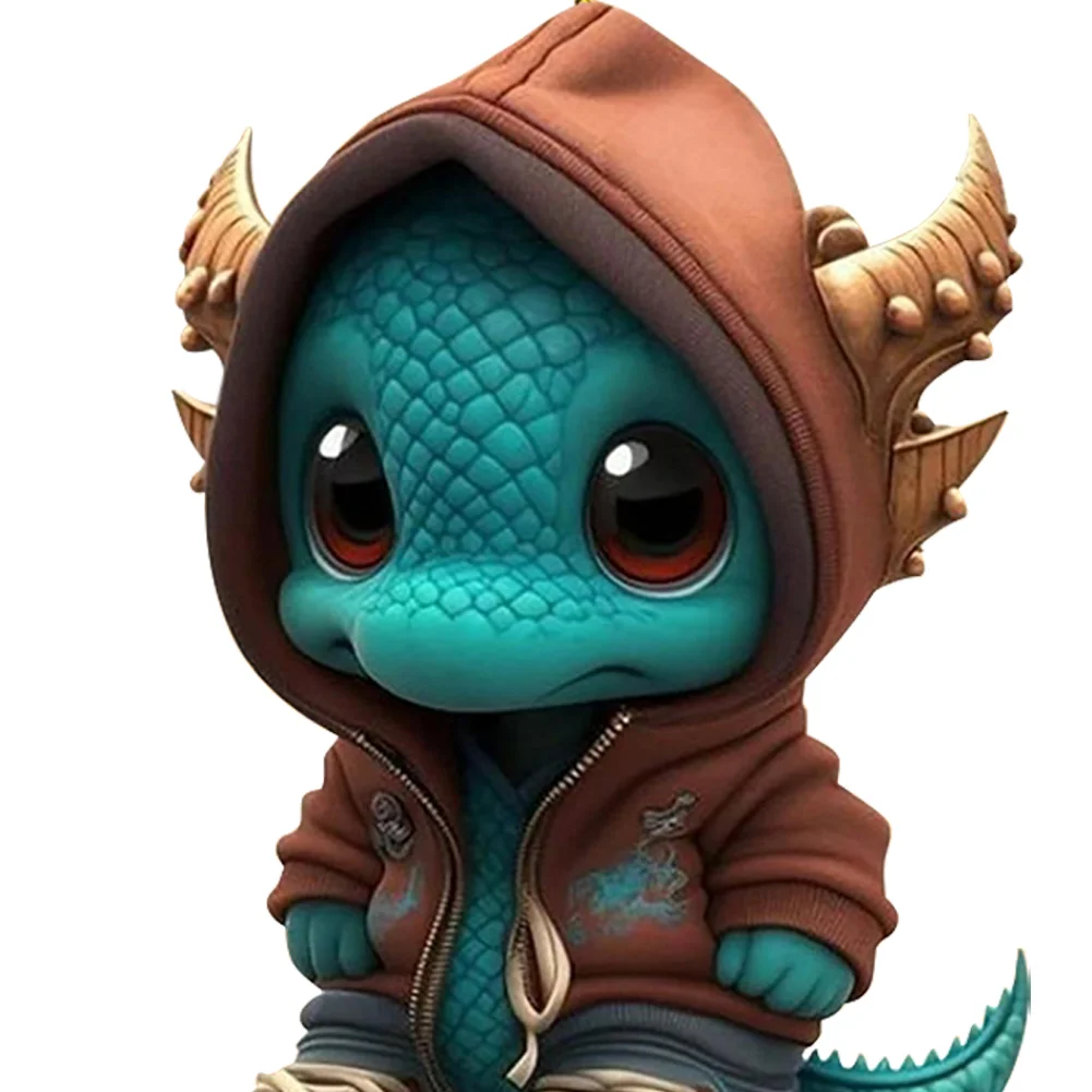 Christmas Dragon Tree Pendant Novelty Cute Acrylic Party Favors (G)