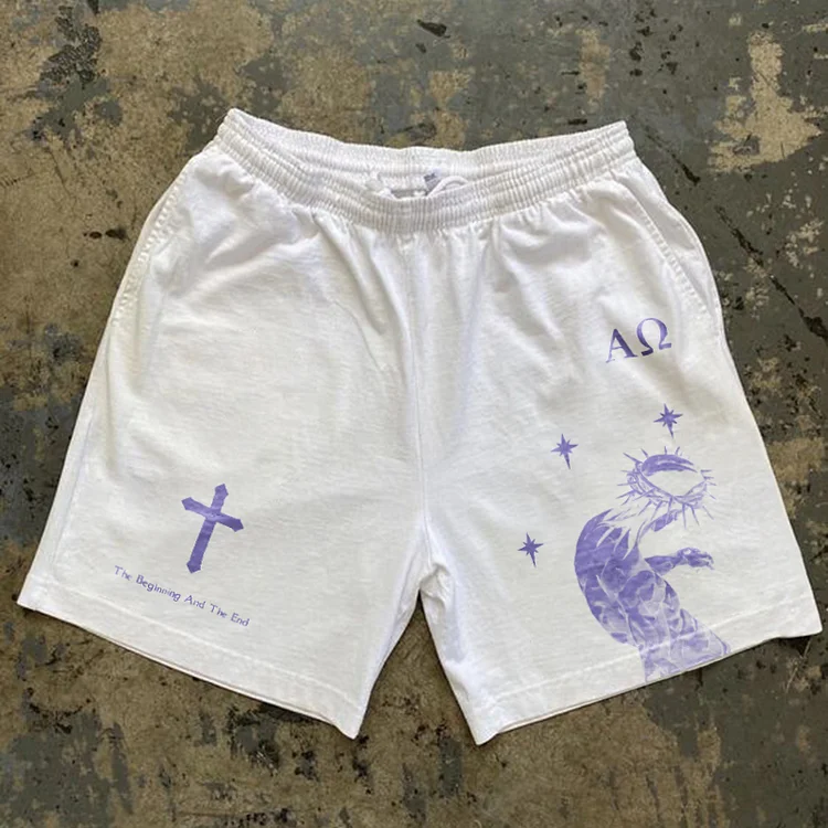 BrosWear The Beginning And The End Mesh Street Shorts