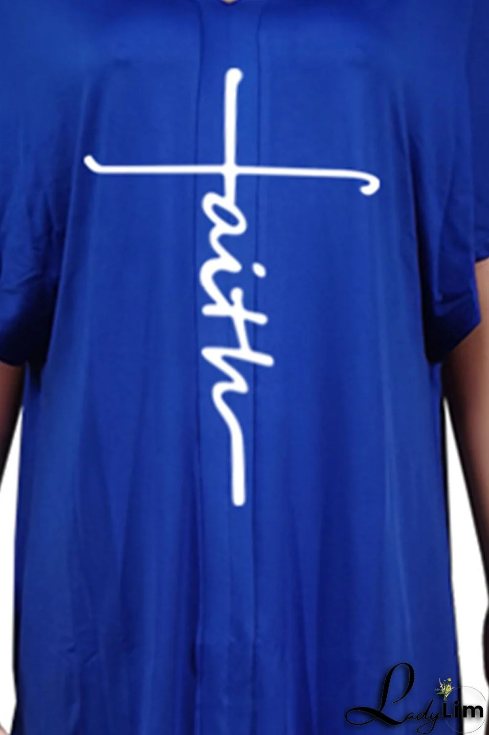 Tangerine Red Casual Print Split Joint V Neck Short Sleeve Two Pieces