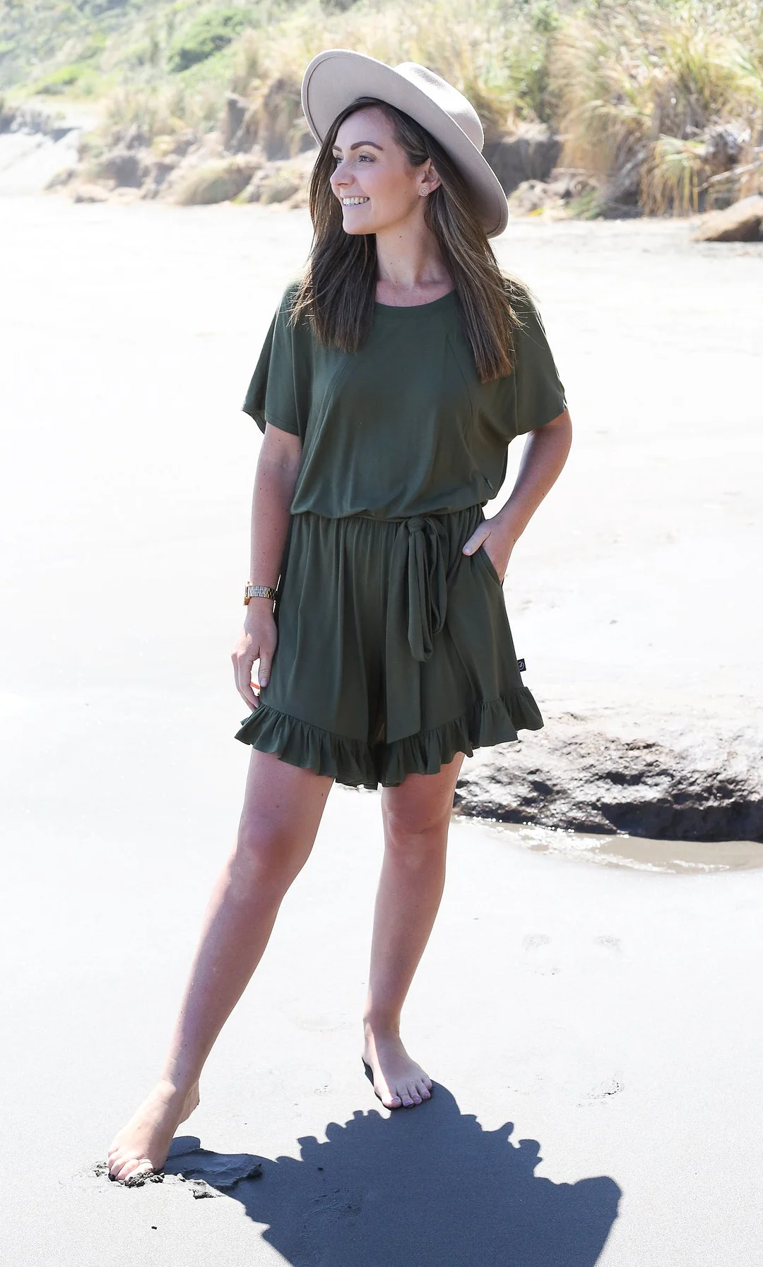 Mae Jumpsuit - Khaki