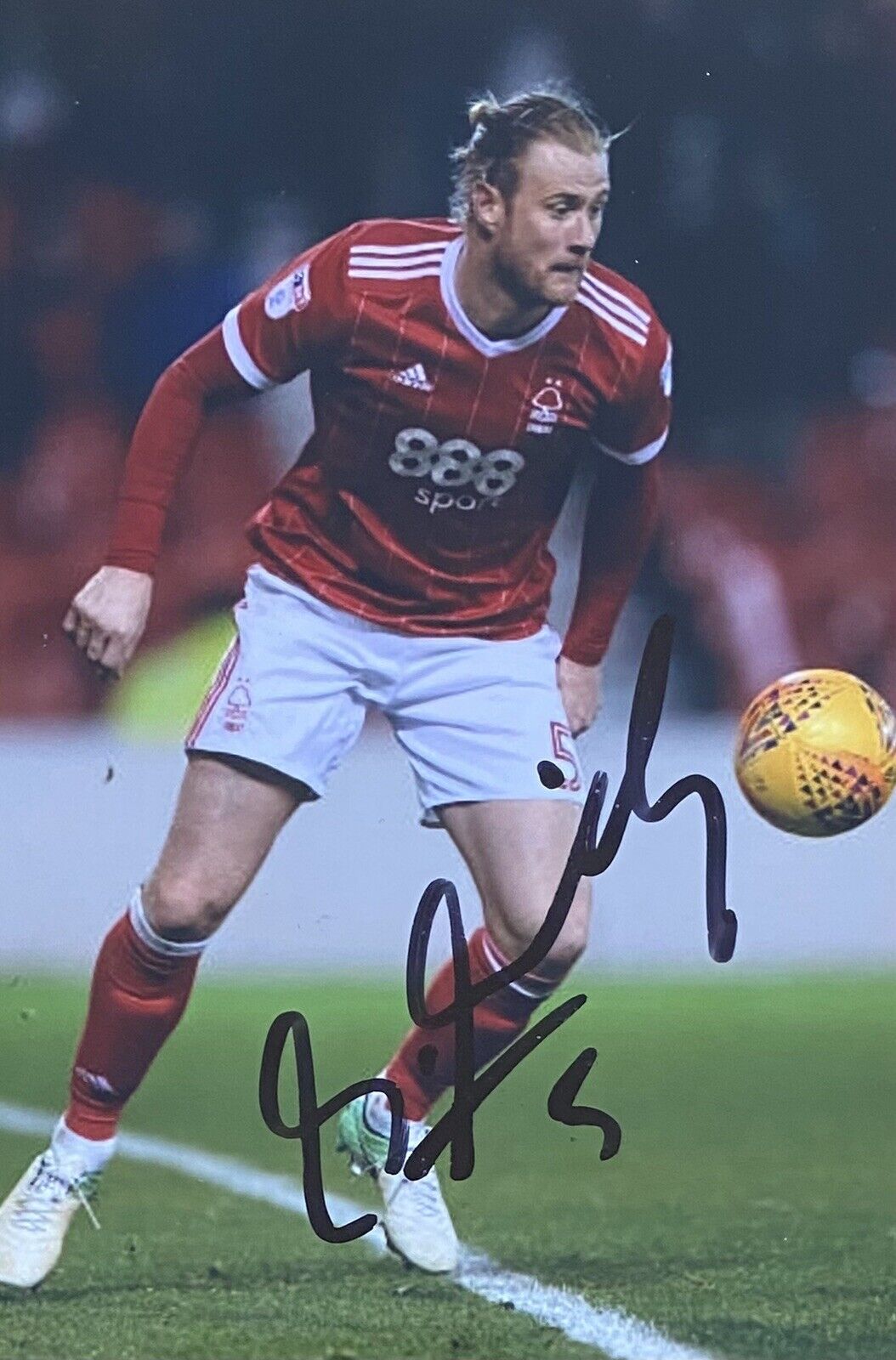 Matt Mills Genuine Hand Signed Nottingham Forest 6X4 Photo Poster painting